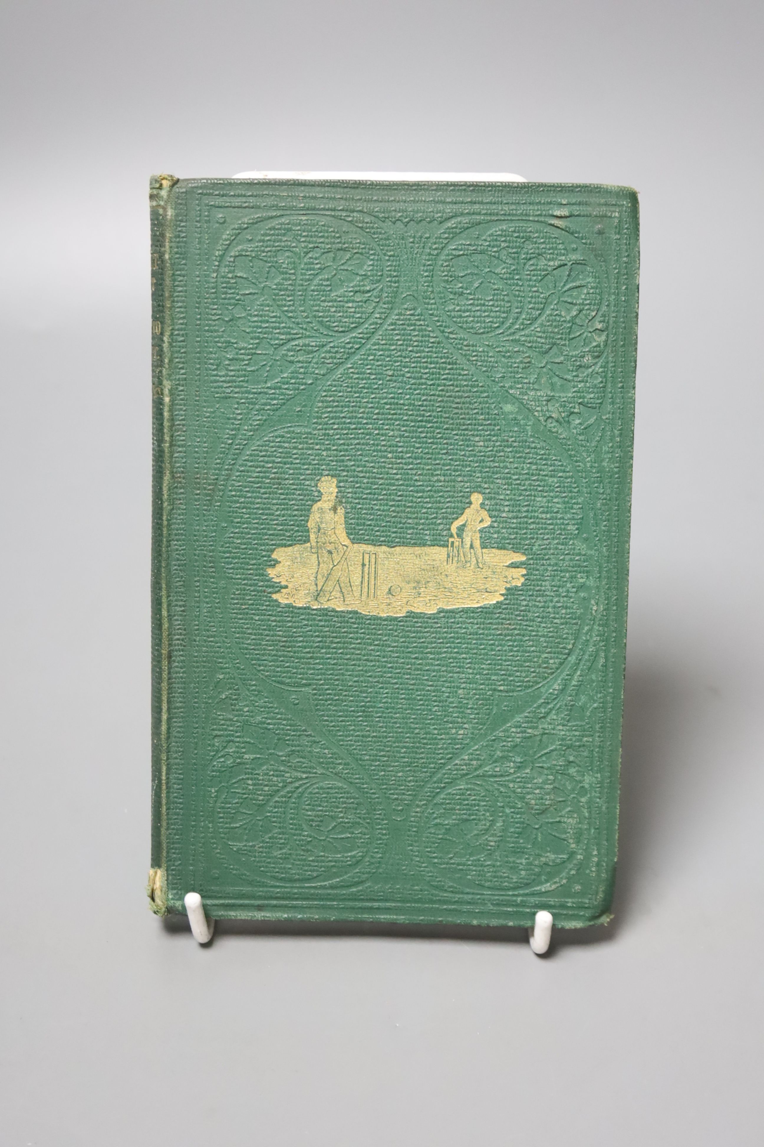 [Wanostrocht, Nicholas] - The Cricket-Bat; and How To Use It; a treatise on the game of cricket ..., by An Old Cricketer, (4), 96pp,